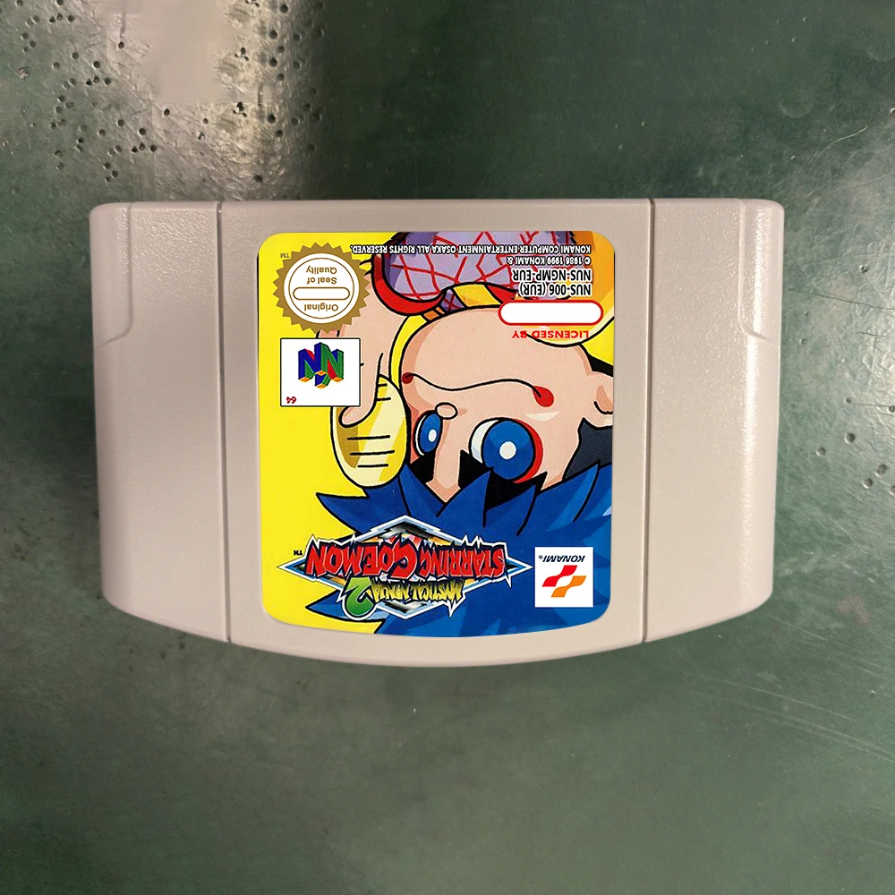 Retro Mystical Ninja 2- Starring Goemon for N64 Game Cartridge for Nintendo 64 Console EUR PAL Version