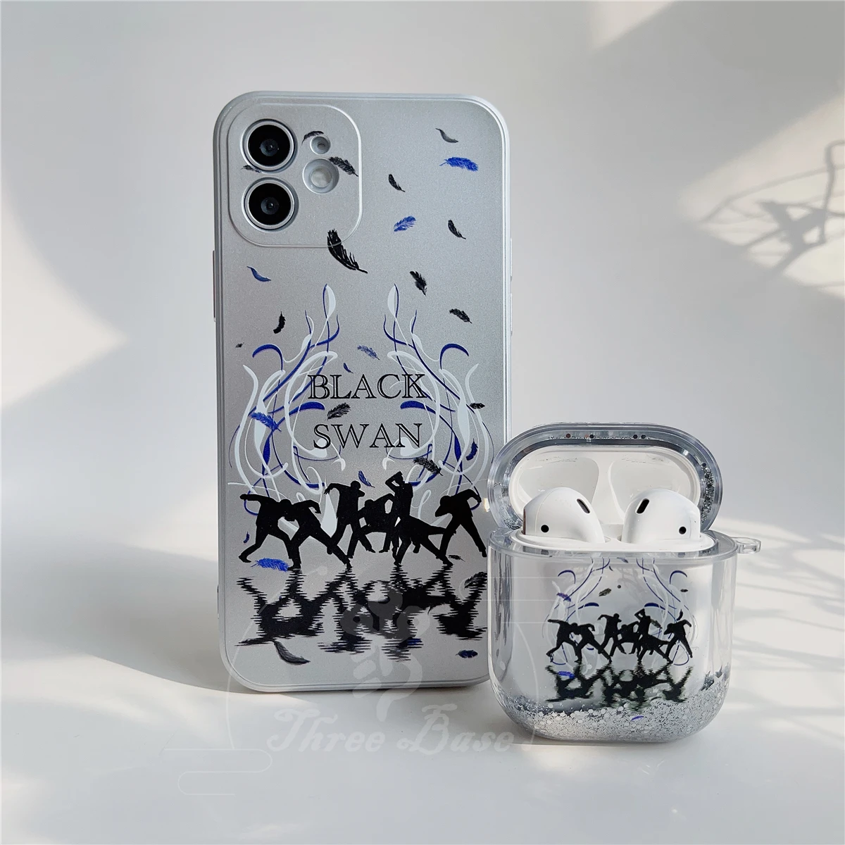Ốp Lưng Dành Cho Airpods Pro2 2022 Bao Blackswan Quicksand Vỏ Rung Pro Gen 2 3 Dễ Thương Tai Nghe Chụp Tai Bảo Vệ ốp Lưng