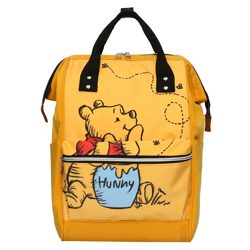 Disney Winnie Winnie sırt çantası Anime büyük kapasiteli seyahat anne çantası kadın sırt çantası sırt çantası karikatür çocuk çantası Schoolbag