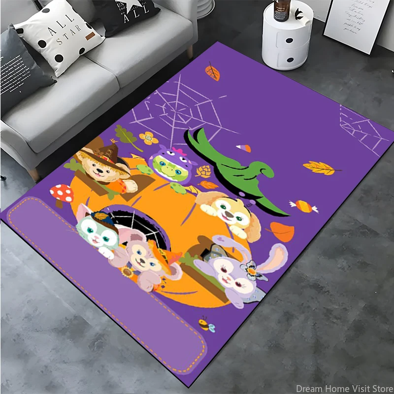 MINISO Disney ShellieMay Cute Cartoon Area Rug Carpet for Living Room Bedroom Sofa Home Kids Decor Floor Anti-Slip Kitchen Mats