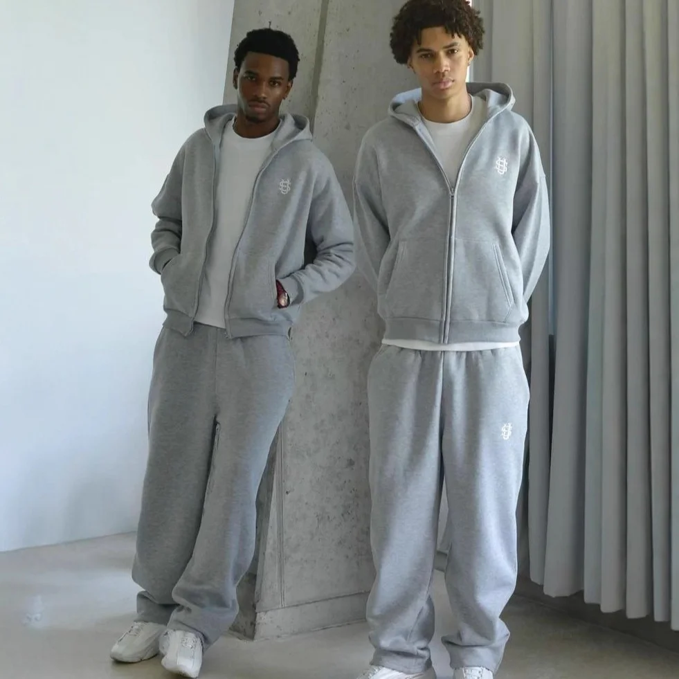 

Спортивный костюм Street Sle Hip Hop с молнией, свободного кроя, цветной, для подростков, повседневная спортивная одежда SUVENE