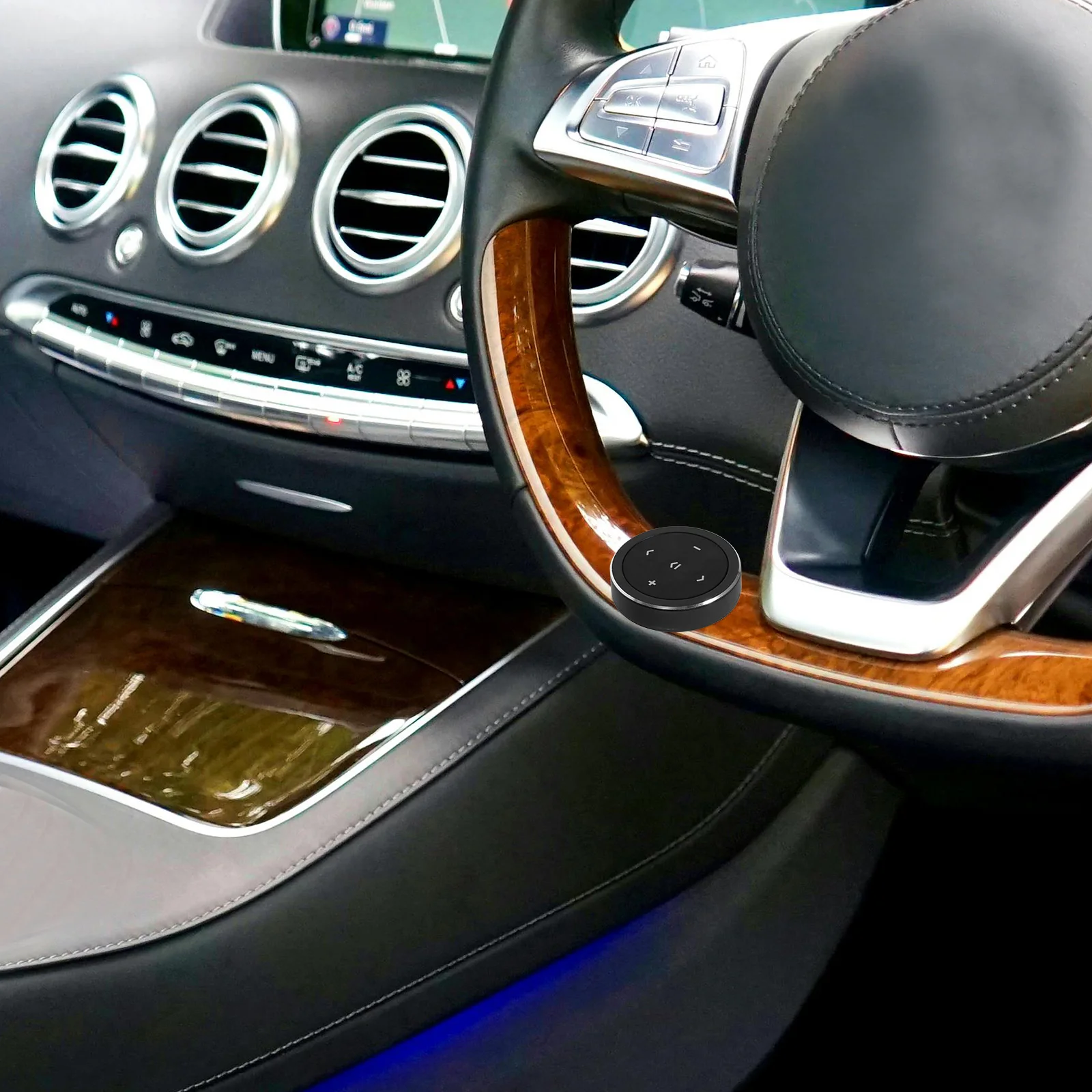 

Car Steering Wheel Remote Controller Button Universal Automotive Interior Accessory Durable Vehicle