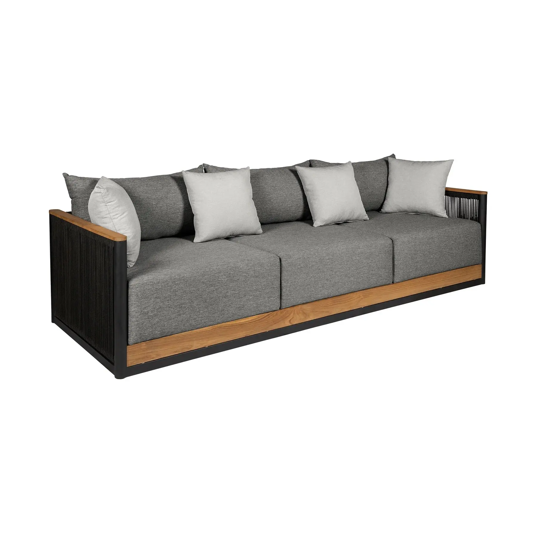 & Luxurious Terrace Aluminum Lounge Chair Sofa Outdoor Hotel Furniture Sofa