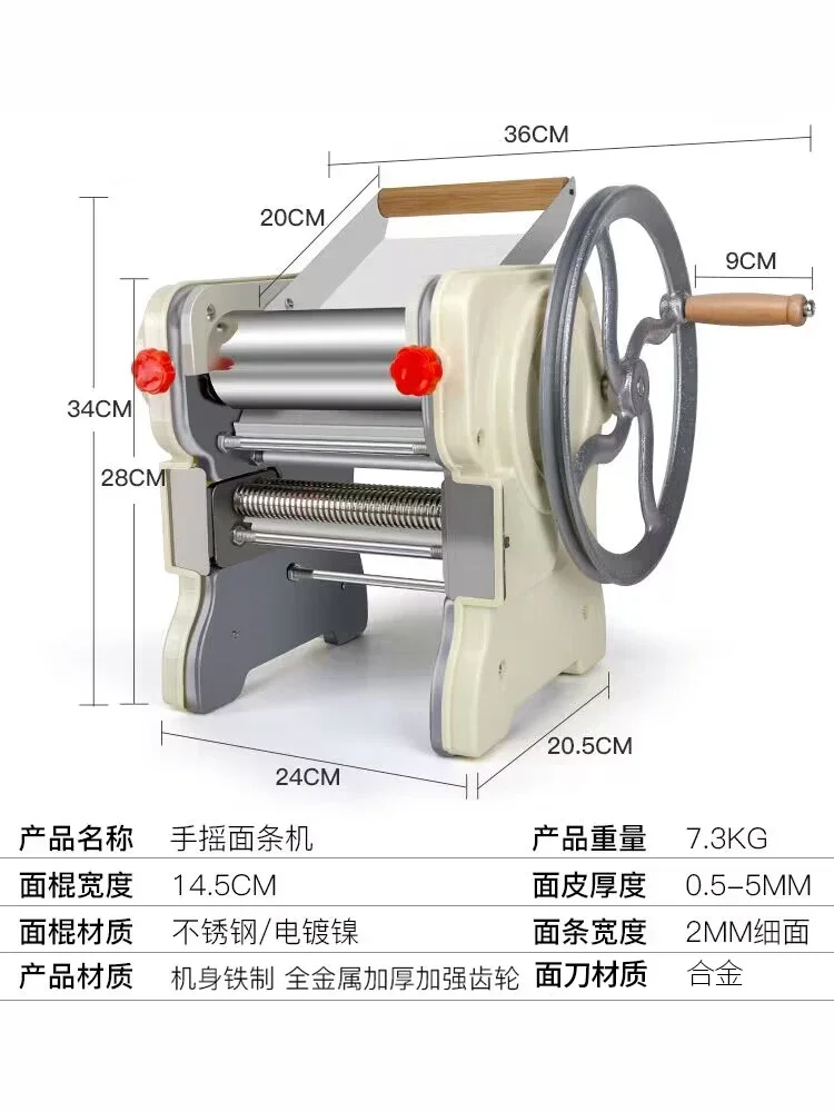 Prasa do makaronu gospodarstwa domowego mała rodzina maszyna do walcowania ciasta wielofunkcyjna ręczna owijka do pierogów urządzenie do gotowania