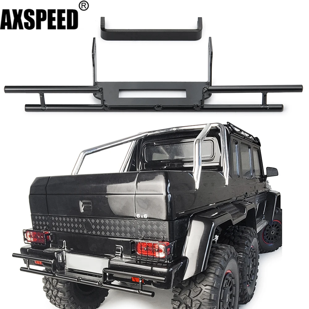 

AXSPEED Metal Rear Bumper for TRX-6 TRX-4 G63 G500 1/10 RC Crawler Car Upgrades Parts