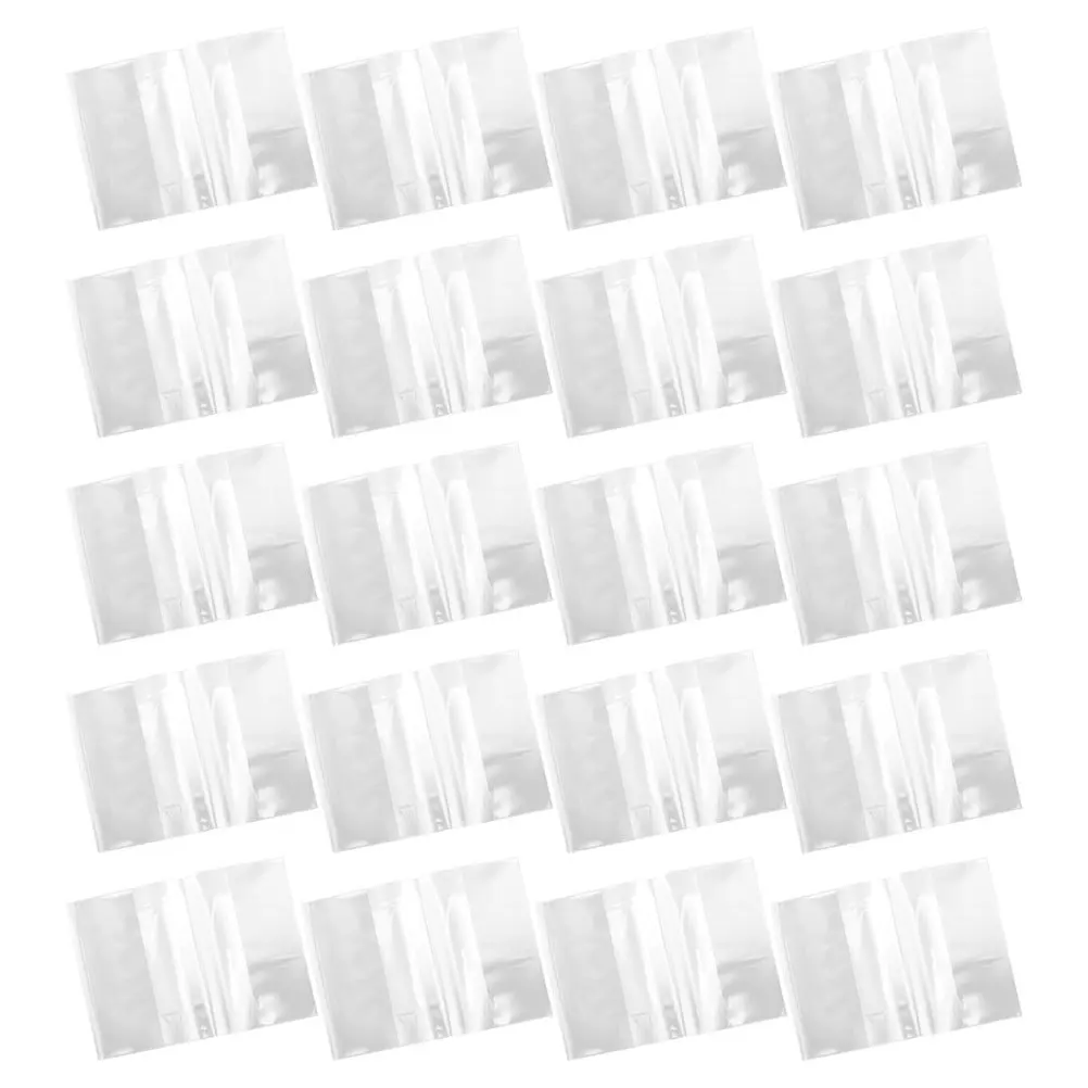 20 Buah Sampul Buku Plastik Lengan Pelindung Bening untuk Buku Teks Buku Catatan Penggunaan Sekolah Sampul Buku Tahan Lama