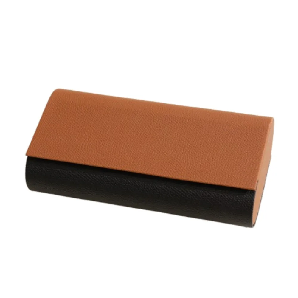 

Portable Eyeglasses Protective Case Magnetic Buckle Flocking Inside Hard Eyewear Protector Anti-Pressure Large Capacity