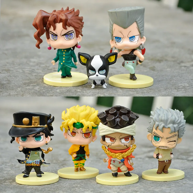 

JOJO's Bizarre Adventure New Anime Peripheral Model Giorno Doll Desktop Decoration Small Ornament Anime Cartoon Frind Kawaii