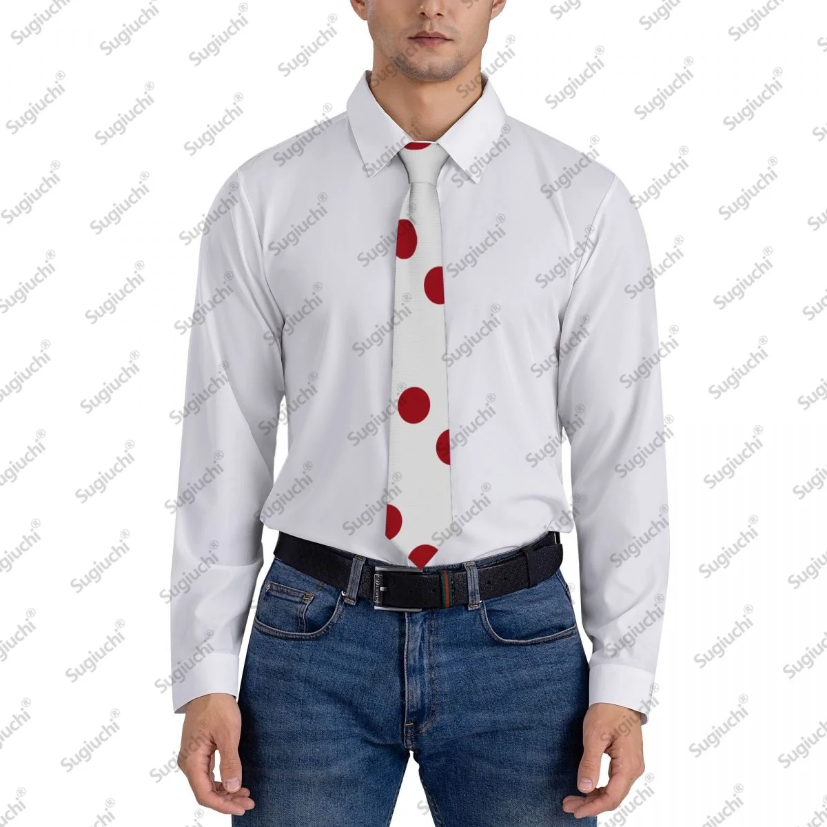 2026 اليابان العلم الزفاف ربطات العنق للرجال النساء عادية منقوشة التعادل الدعاوى سليم ربطة العنق Gravatas للهدايا #6