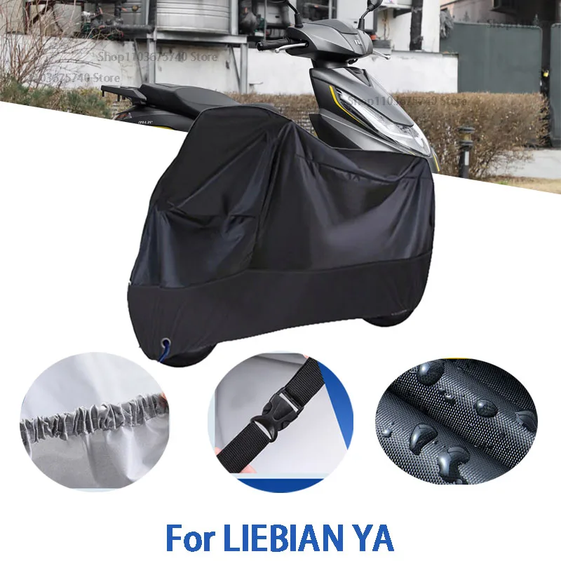

Motorcycle Full Covers For LIEBIAN YA Car Outdoors Sun Protection Dust No Ear Thickened Oxford Clothcover Accessories