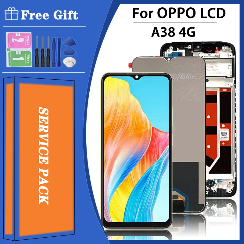 

6.56"Inch 90HZ For Oppo A38 CPH2579 LCD Display Touch Screen Digitizer Assembly For Oppo A38 DisplayWith Frame