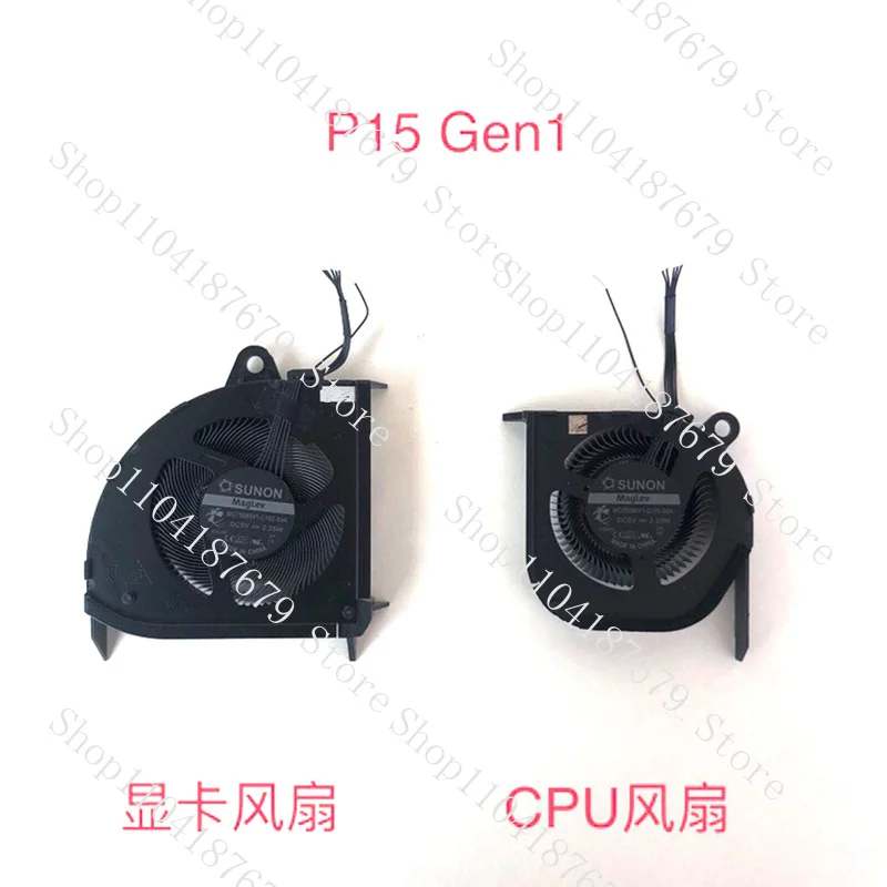 

Новый вентилятор охлаждения графического процессора и процессора для Lenovo Thinkpad P15 Gen1