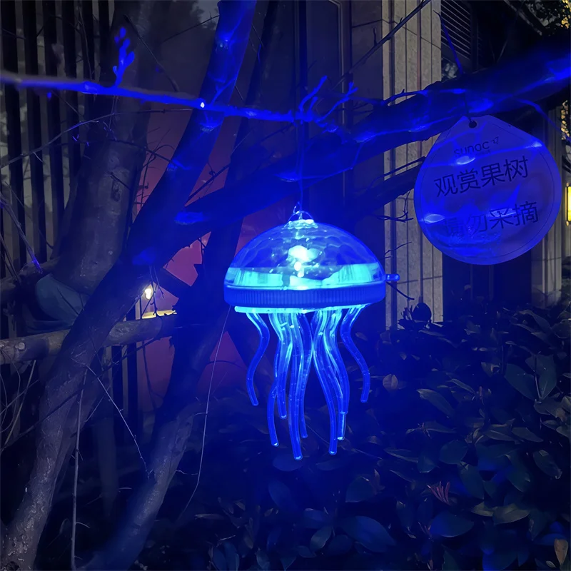 Colorful Change Submersible Underwater Lighting Jellyfish Lamp Floating Light Bathroom Atmosphere Lamps Pool Night Projection
