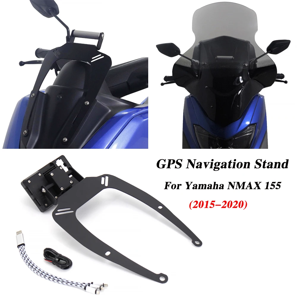 2020-2015 For YAMAHA NMAX155 NMAX 155 125 NEW Motorcycle Parts Navigation Bracket Holder GPS Phone Stand 2019 2018 2017 2016