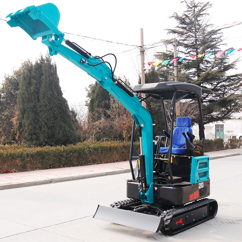 منتج مخصص للحفارة الزاحفة الصغيرة لتسوية التخزين والحفر وتحسين الأرض في الأراضي الزراعية #4