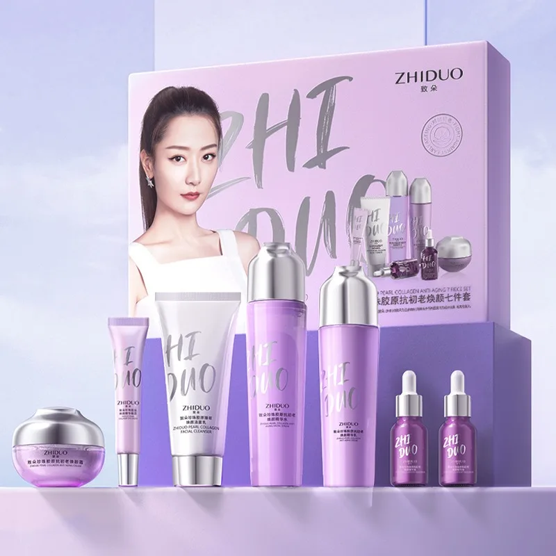 

Pearl Collagen Moisturizing and Anti-Wrinkle Set Reduces Fine Lines Repairs Skin Hydrates Brightens Anti-Aging Firming Skin care
