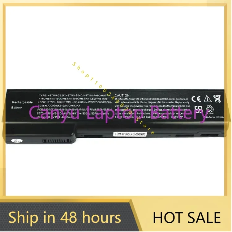 

For HP 8460P 6360p 8460W 8650p 6460b 6465b Battery 6-Core