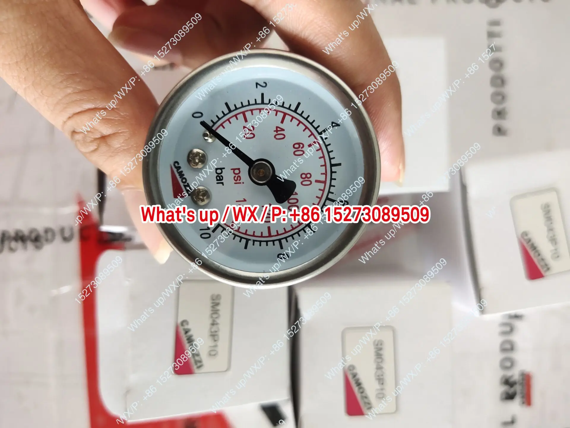 For, pressure gauge CAMOZZI SM043-P10