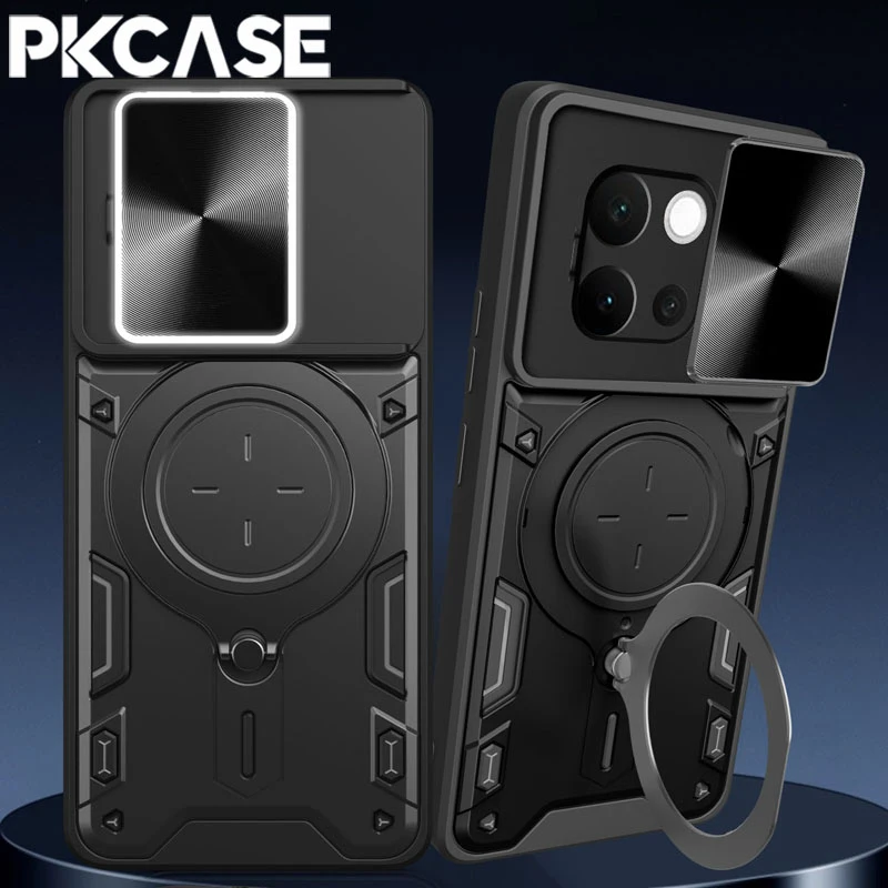 

PKCASE Shockproof Case For VIVO Y200 Y200i Y100 Y78 Y38 Y28 Y19S S17 S19 V29 V29E V30 V40 X200 T3 T3x Cover For iQOO 13 Z9s Pro