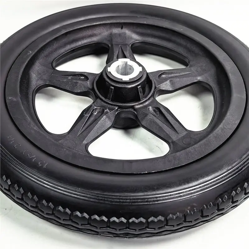 NEW HOT In Stock-Kids Bike Tire 12 Inch 1/2X2 1/4 Inflatable Solid Tire Wheel Aluminum Key Slot Flange City Cavalier Thread Styl