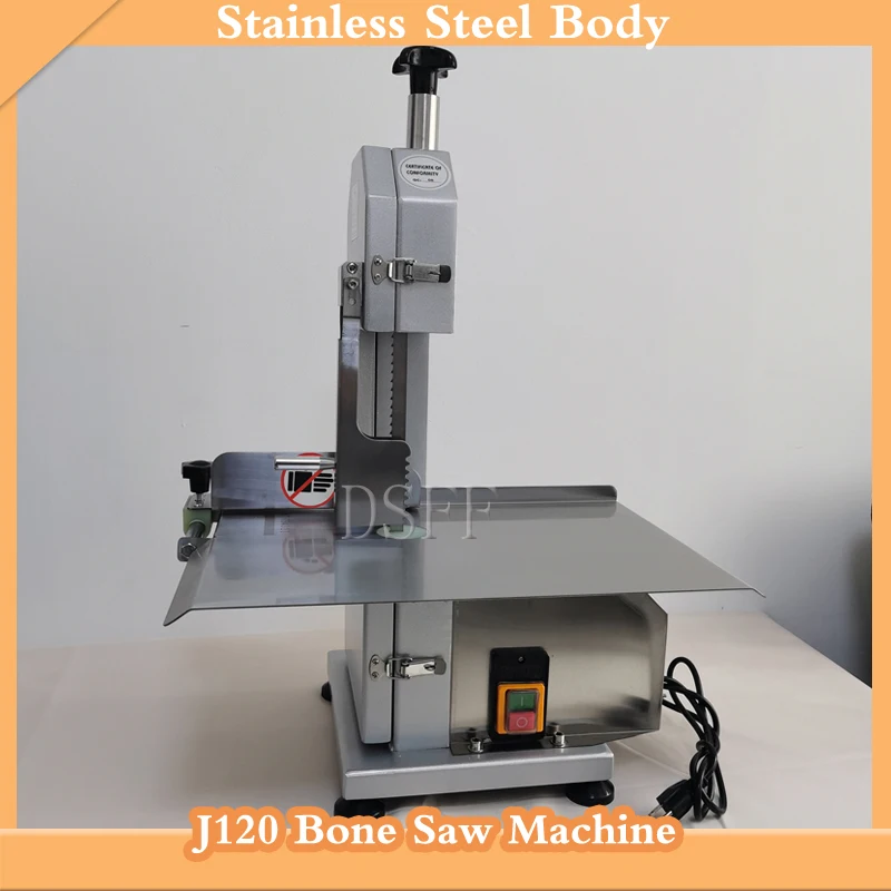 J120 Bone Cutting Machine Commercial Frozen Pork Ribs/Fish/Meat/Beef Cutting Machine