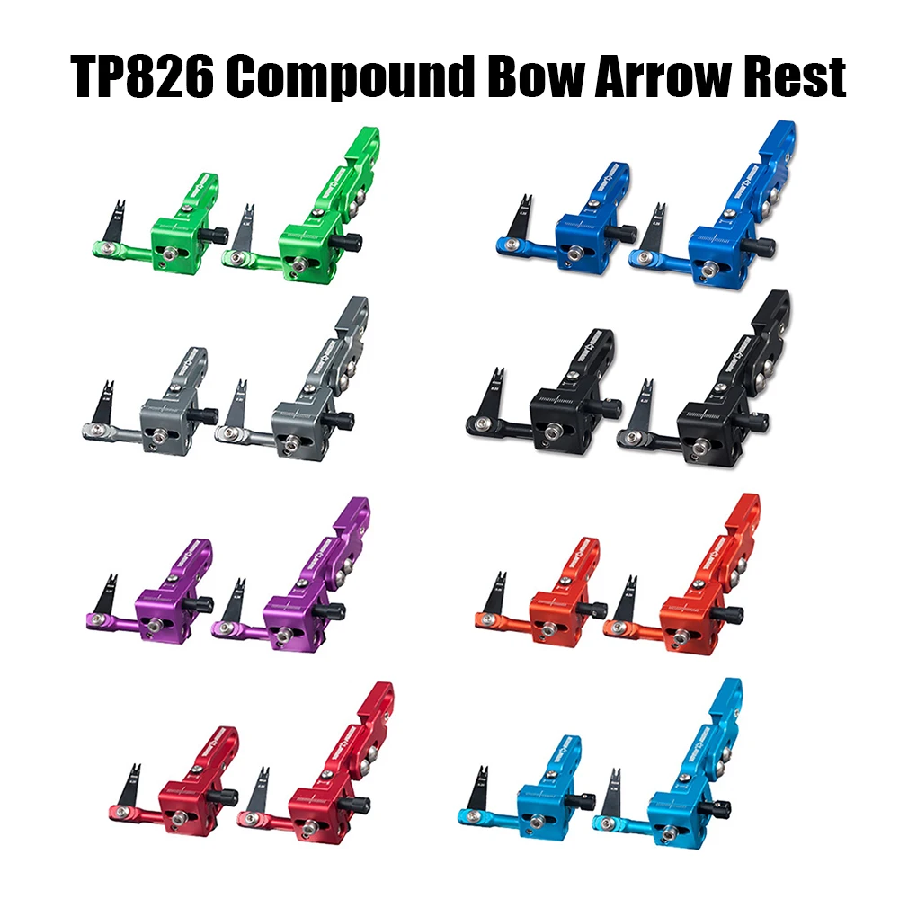 TP826 Arrow Rest With Extend Bracket Four-way Adjustment For LH /RH Compound Bow Archery Hunting Shooting Accessory