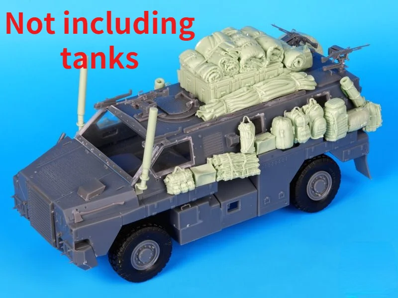 

1/35 scale die-cast resin figure Australia Bushmaster accessories set model assembly kit unpainted