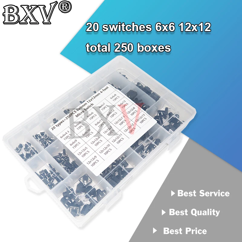 20 Types 6X6Mm /12X… - image