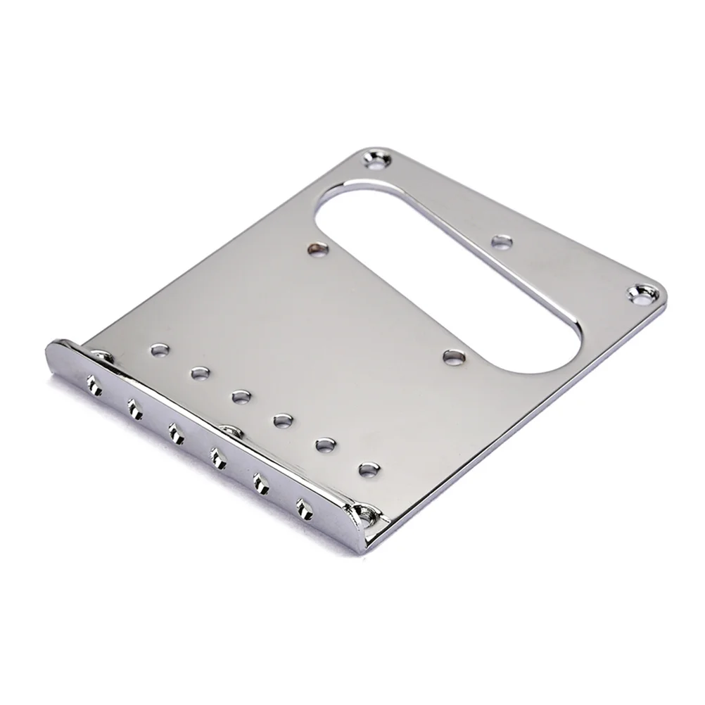 

Single-Sided Chrome Bridge Plate 98X80X11Mm For Humbucker Pickup Electric Guitar Top-Loading Stainless Steel Guitar Part