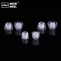 NICEHCK P03 Ear Tips S/M/L Transparent Liquid Silicone Universal Replacement Eartips Noise Reduction Earplug for In-ear Earphone