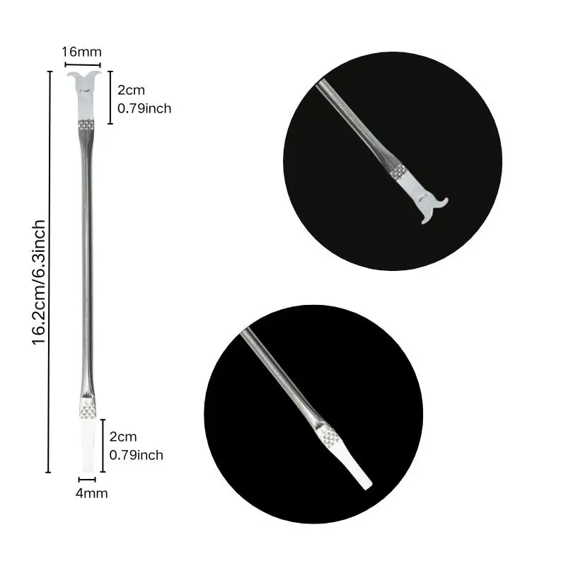 Kit de 8 herramientas para eliminación de adhesivo de chip CPU, cuchillo de palanca para reparación de placas base de teléfonos móviles 6