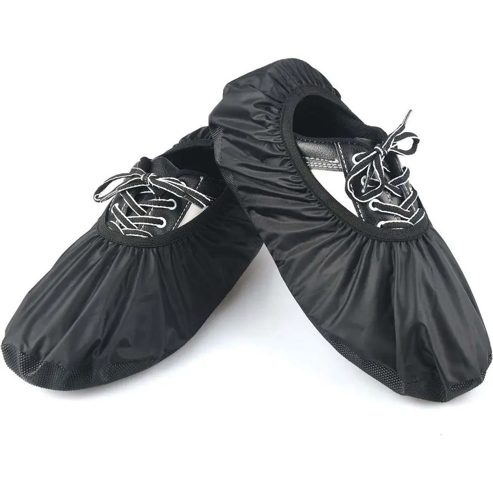

Waterproof Bowling Shoe Covers Reusable Dust-proof Shoe Covers Protector Non-Slip Black Bowling Shoe Protector Sports Good