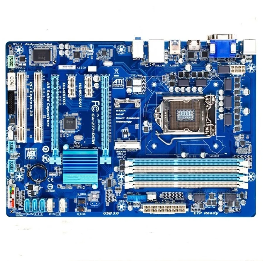 placa mae de computador ga z77 ds3h z77 lga 1155 01