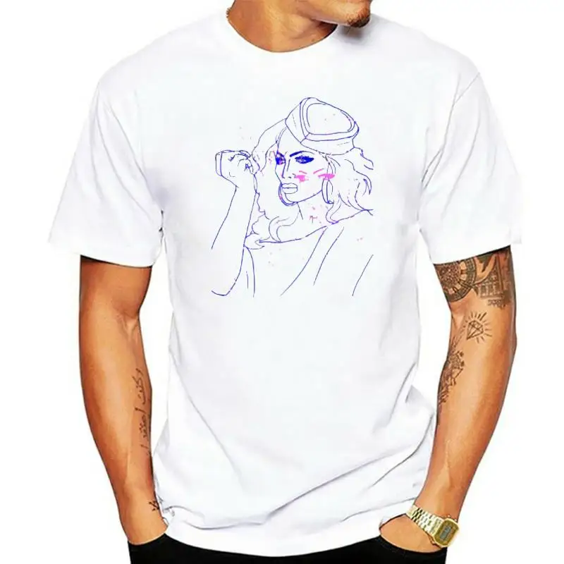 100% Cotton O Neck Custom Printed Tshirt Men T Shirt Tongue Popart  Rupauls Drag Race Women T Shirt