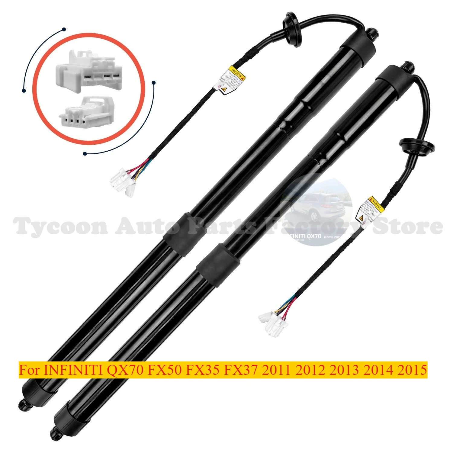 

Electric Tailgate Strut Actuator Set For INFINITI QX70 FX50 FX35 FX37 2011 2012 2013 2014 2015