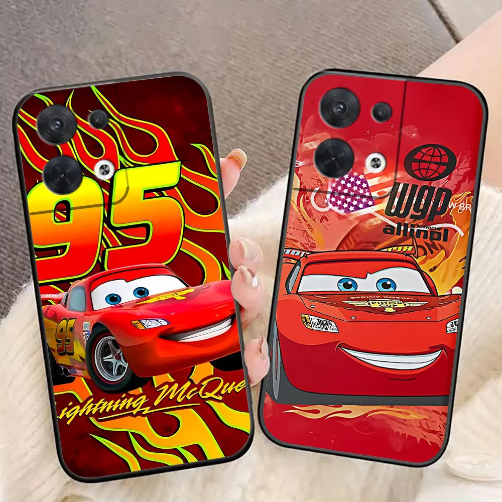 

Disney Cars Lightning McQueen Cover Phone Case For OPPO RENO 11 11F 10 8T 8 7Z 7 6Z 6 5 5F 4 4F LITE PRO Case Funda Coque Shell