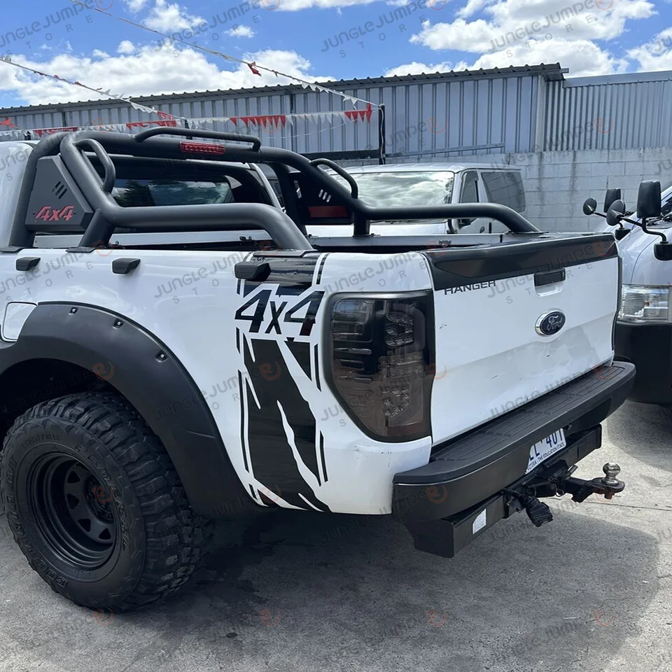 JHCHAN Heckklappenschutz Ladekantenschutz für Ford Ranger 2012-2022 T6 T7 T8 Wildtrak XL XLT