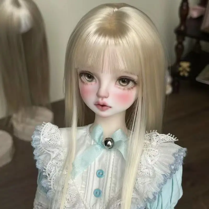 1/3、1/4、1/6 BJD SDドール用 新品ドールウィッグ ファッションロングヘア ソフトシルク 耐熱 ガールズトイ ドレスアップドールアクセサリー