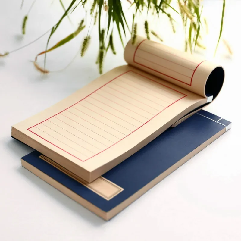 Chinese Xuan Paper Book Thread Sewing Calligraphy Painting Antique Ripe Book Papel Arroz Painting Paper Classical Notebook Craft