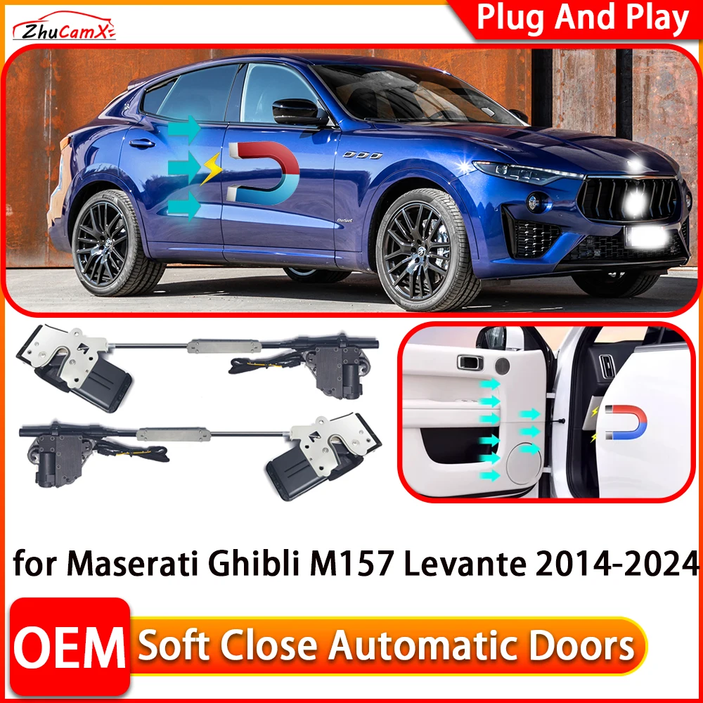 

for Maserati Ghibli M157 Levante 2014-2024 Automatic Electric Soft Close Door Closer Power Closing Door Comfort Closing System