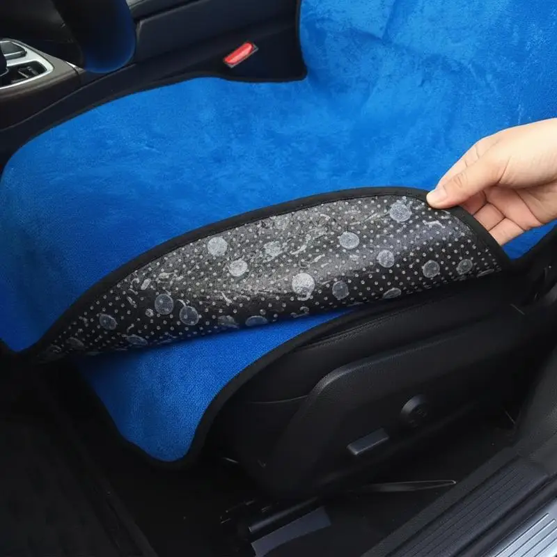 1Pcs Universal Front Car Seat Cover Non-slip Sweat Absorbing Towel Seat Protector For SUV Truck All Seasons