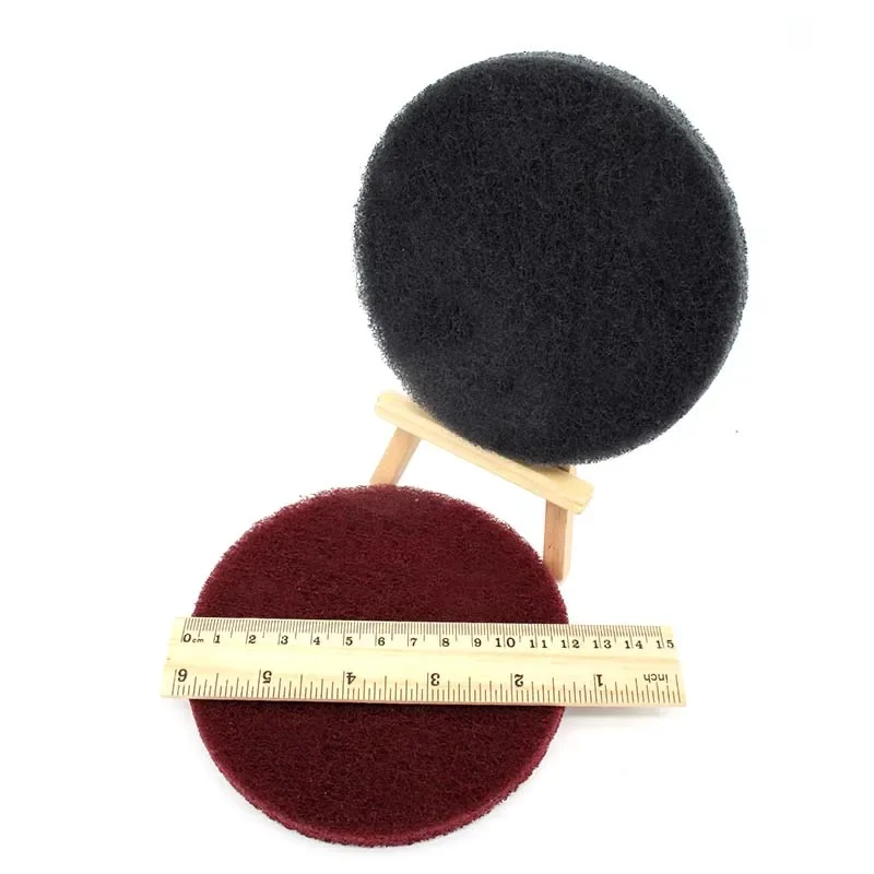 18Pcs 5 Inch 125 MM Scouring Pad 240-800 Grit Multi-purpose Flocking  Industrial Heavy Duty Nylon Cloth for Polishing & Grinding