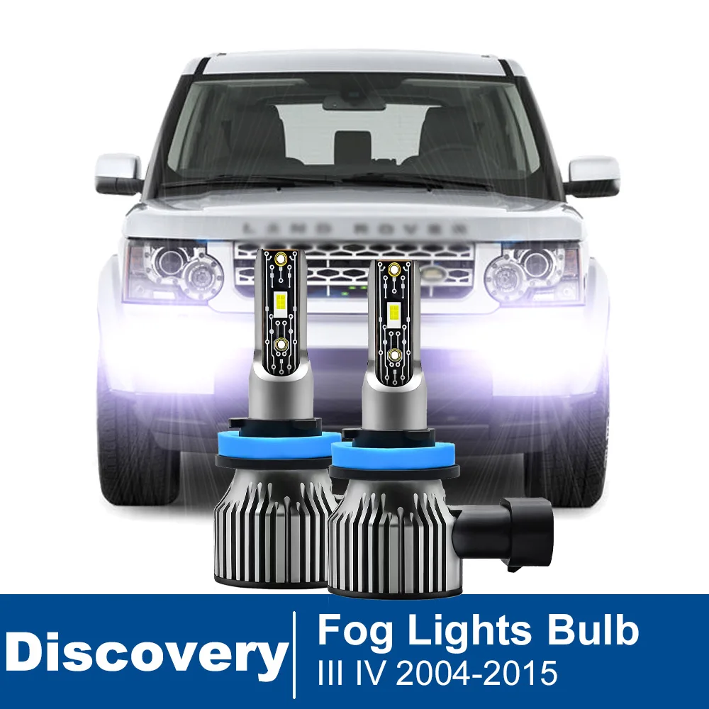 

2pcs Led Car Fog Lamp For Land Rover Discovery L319 2004-2011 2012 2013 2014 2015 Front Fog Light Bulb Car Accessories Canbus