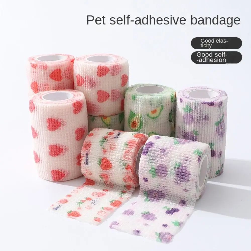 Durable Disposable Dog Foot Covers Anti-dirty Breathable Pet Self-adhesive Bandage Pet Go Out Foot Wrap