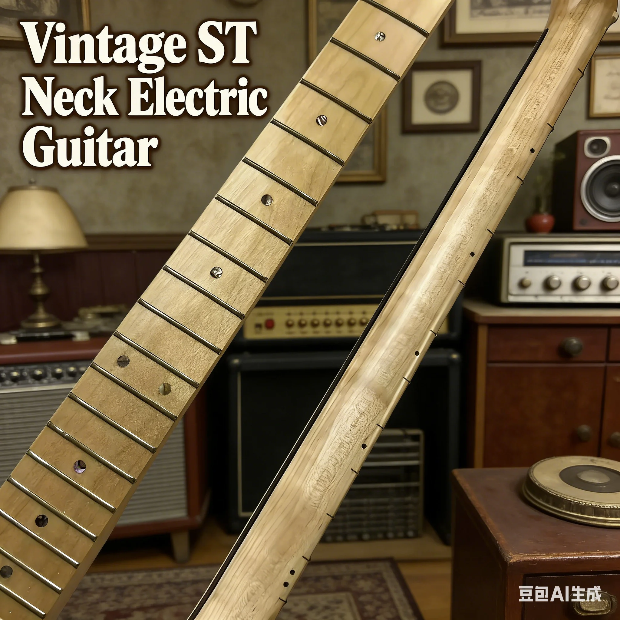 vintage-st-neck-electric-guitar-natural-finish-gloss-maple-fingerboard-21-frets-one-piece-construction-for-guitarists