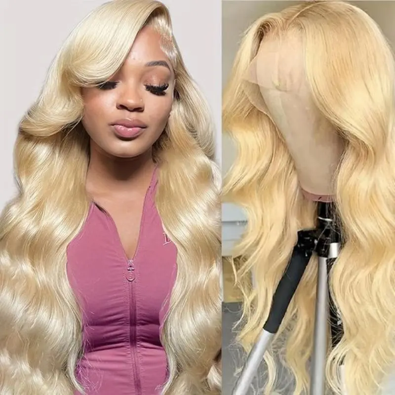 30 Inch 613 Hd Lace Frontal Wig 13x6 13x4 Lace Front Wig Blonde Human Lace Front Wig Pre Plucked 180% Density 613 Human Hair Wig