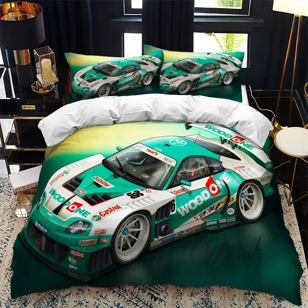 

Top 3D Print Sports Car Supercar Bedding Set Boys Girls Twin Queen Size Duvet Cover Pillowcase Bed Kids Adult Home Textileextile