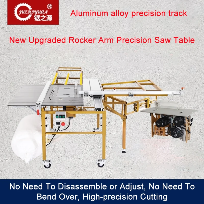 New Swing Arm Woodworking Table Saw Electric Multi-function Precision Woodworking Cutting Saw Woodworking Set