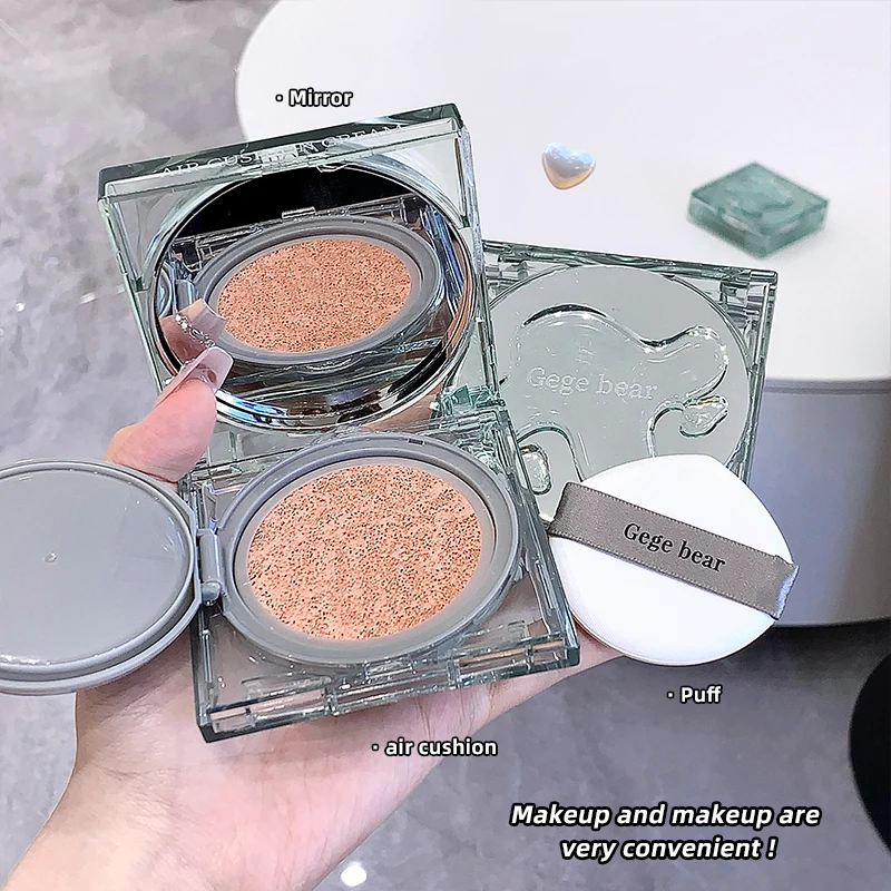 Gege Bear Moisturizing Air Cushion Cream Light Natural Clear Liquid Foundation Brightens Skin Tone Air Cushion BB Cream