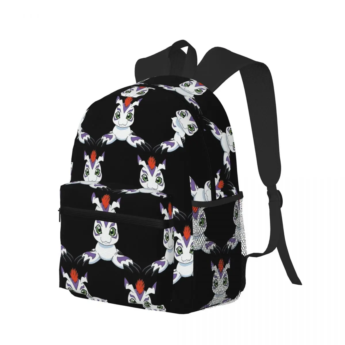 อะนิเมะดิจิมอนโกมามอนกระเป๋าเป้สะพายหลังนักเรียนกระเป๋าเดินทางเดย์แพ็คสำหรับผู้ชายผู้หญิงแฟชั่นกระเป๋าหนังสือกระเป๋าสะพาย